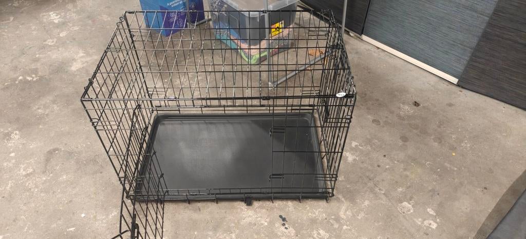 Honden Bench zwart, Dieren en Toebehoren, Ophalen, Zo goed als nieuw