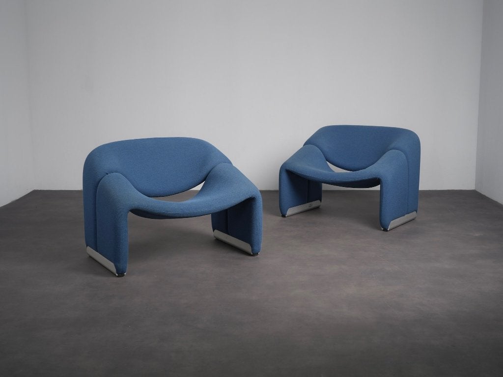 2x Artifort F598 Groovy Fauteuil Pierre Paulin Jaren 70, Ophalen, Minder dan 75 cm, Design, Zo goed als nieuw