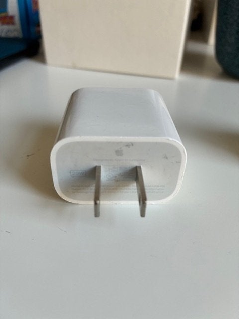 Apple 20W USB-C oplader snellader iPhone iPad US stekker, Ophalen of Verzenden, Gebruikt
