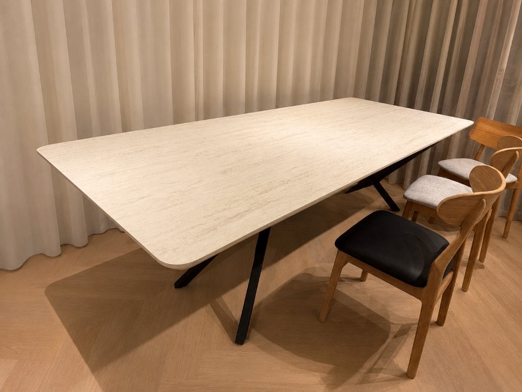 Taj Mahal eettafel 220x100cm | Kas20, Ophalen, Overige houtsoorten, 200 cm of meer, 50 tot 100 cm