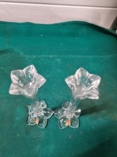 kandelaars kristal nachtmann  vintage 2 stuks, Ophalen of Verzenden, 'T Olde Gre-j, Info@toldegrej.nl, Endepoelstraat 20f Didam