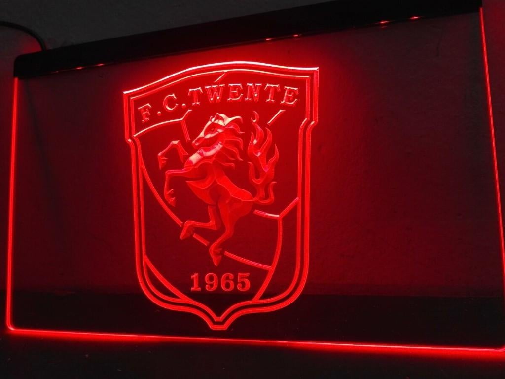 FC twente voetbal neon bord reclamebord lamp LED, Ophalen of Verzenden, Nieuw, Lichtbak of (neon) lamp