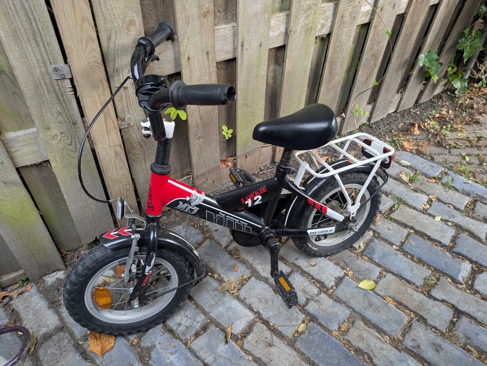Loekie fiets 12 inch, Fietsen en Brommers, Fietsen | Vouwfietsen, Ophalen, Gebruikt, Minder dan 14 inch