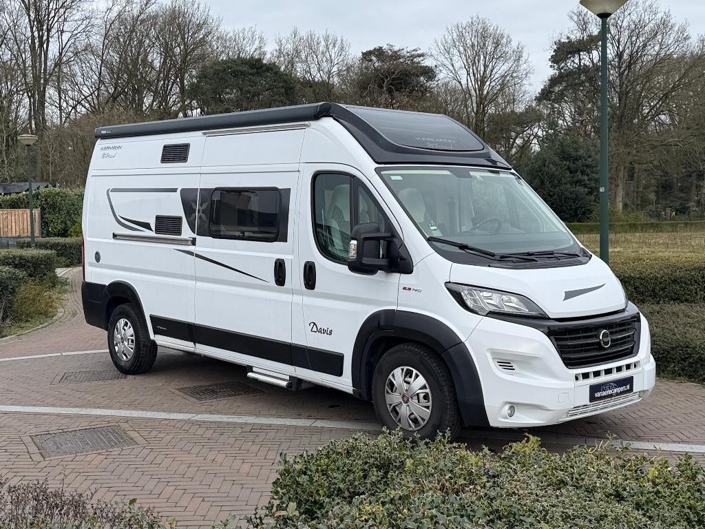 Davis 590-Panoramadak-1e Eig-2020-Diesel verwarming-Izgst!, Caravans en Kamperen, Campers, Buscamper of Camperbus, Fiat, Overige brandstoffen