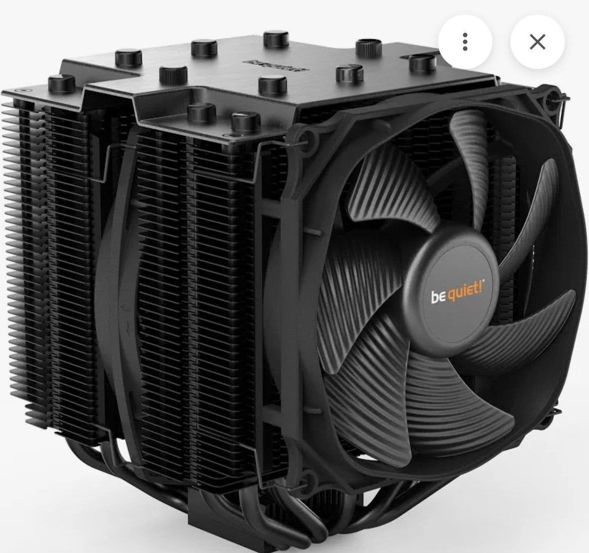 Be Quiet Dark Pro 4 CPU Air Cooler with 2 Fans, Ophalen of Verzenden, Zo goed als nieuw, Luchtkoeling
