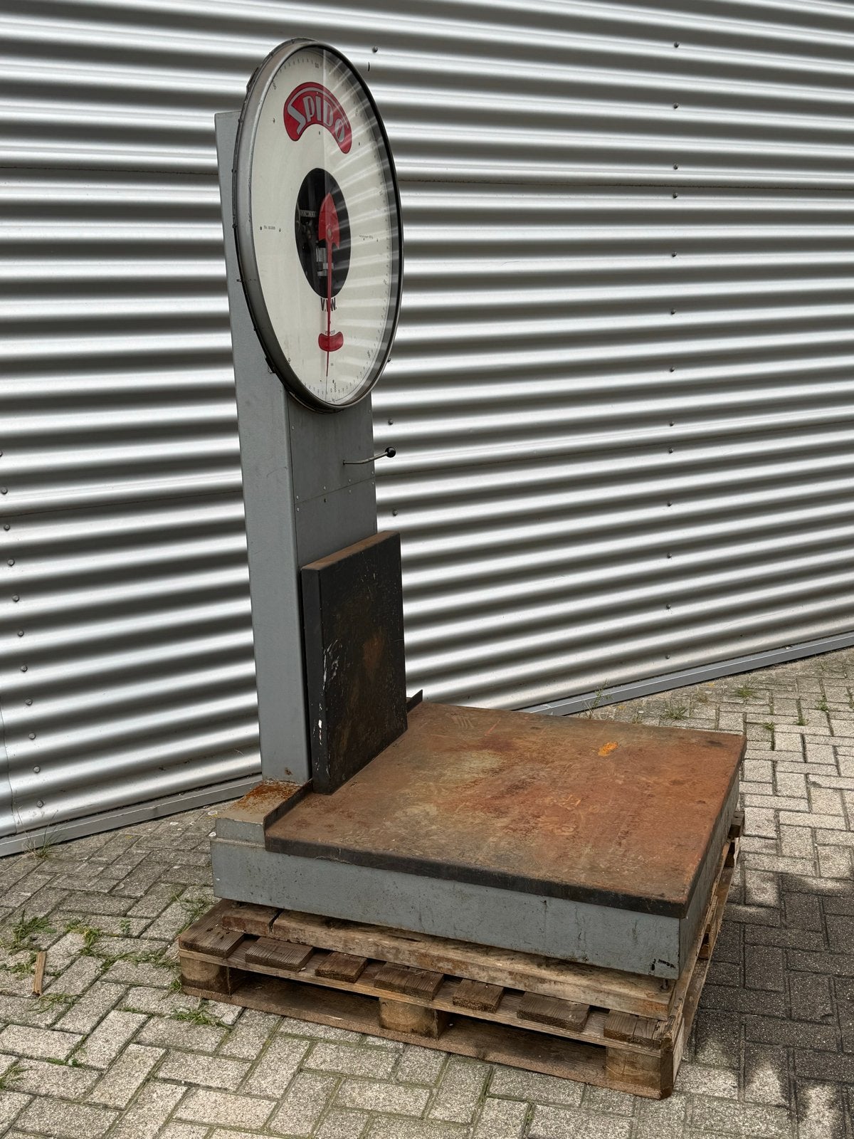 Vintage Spido Weegschaal 1000kg - Industriële Look, Ophalen, Spido, Gebruikt, Overige typen