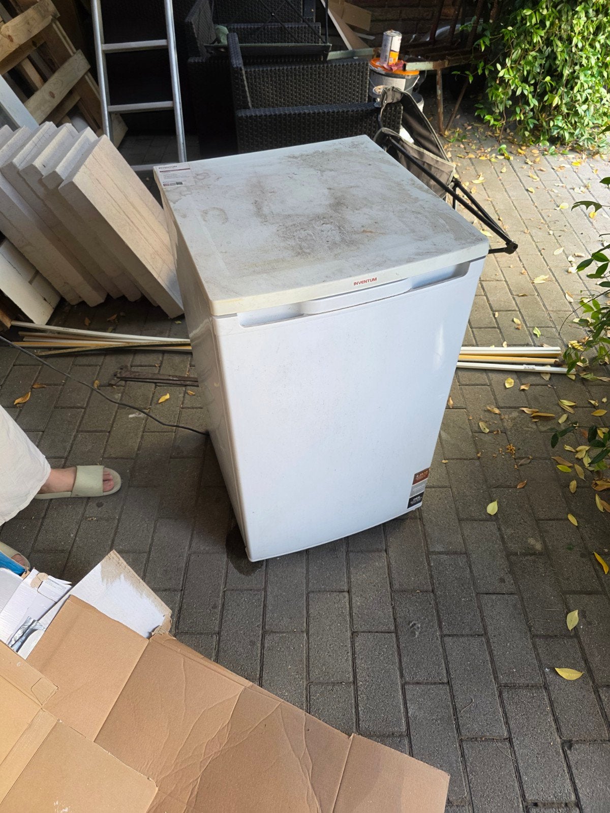 Inventum VR501 Vrijstaande Vrieskast - Energiezuinig A++, Gebruikt, Minder dan 60 cm, Energieklasse A of zuiniger, Vrijstaand