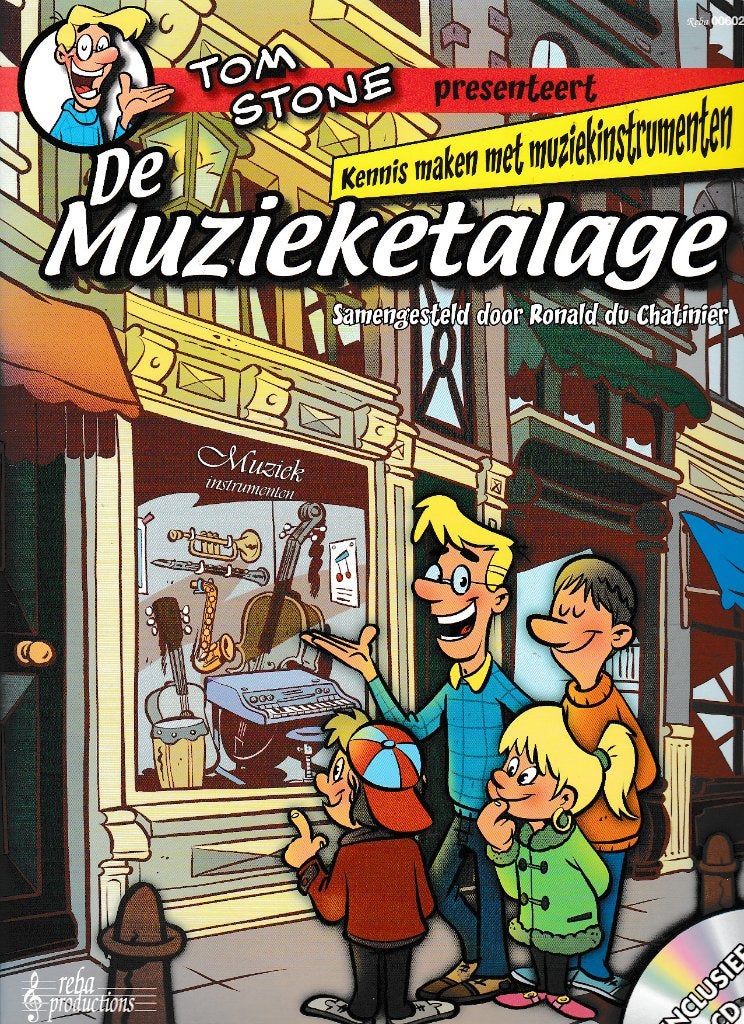 De Muzieketalage met CD tom Stone, Muziek en Instrumenten, Bladmuziek, Verzenden, Zo goed als nieuw, Artiest of Componist, Blokfluit