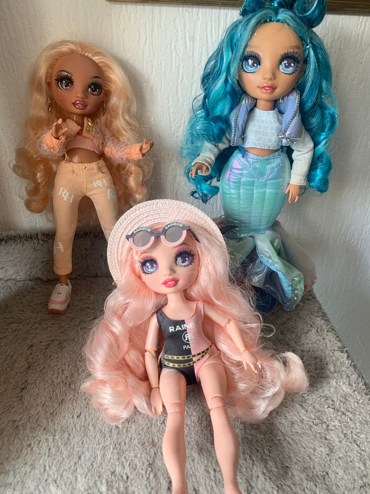 Rainbow High Poppen Set - 3 Stuks, Ophalen of Verzenden, Zo goed als nieuw, Overige typen