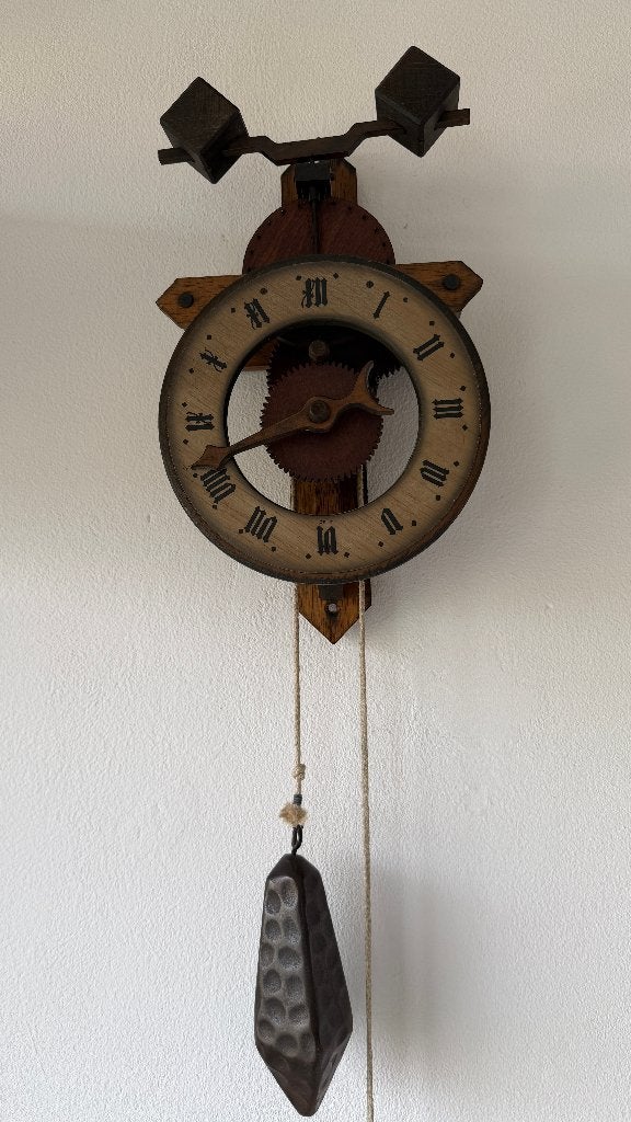 Folliot klok. bijzonder exemplaar. uniek. lopend., Antiek en Kunst, Ophalen of Verzenden