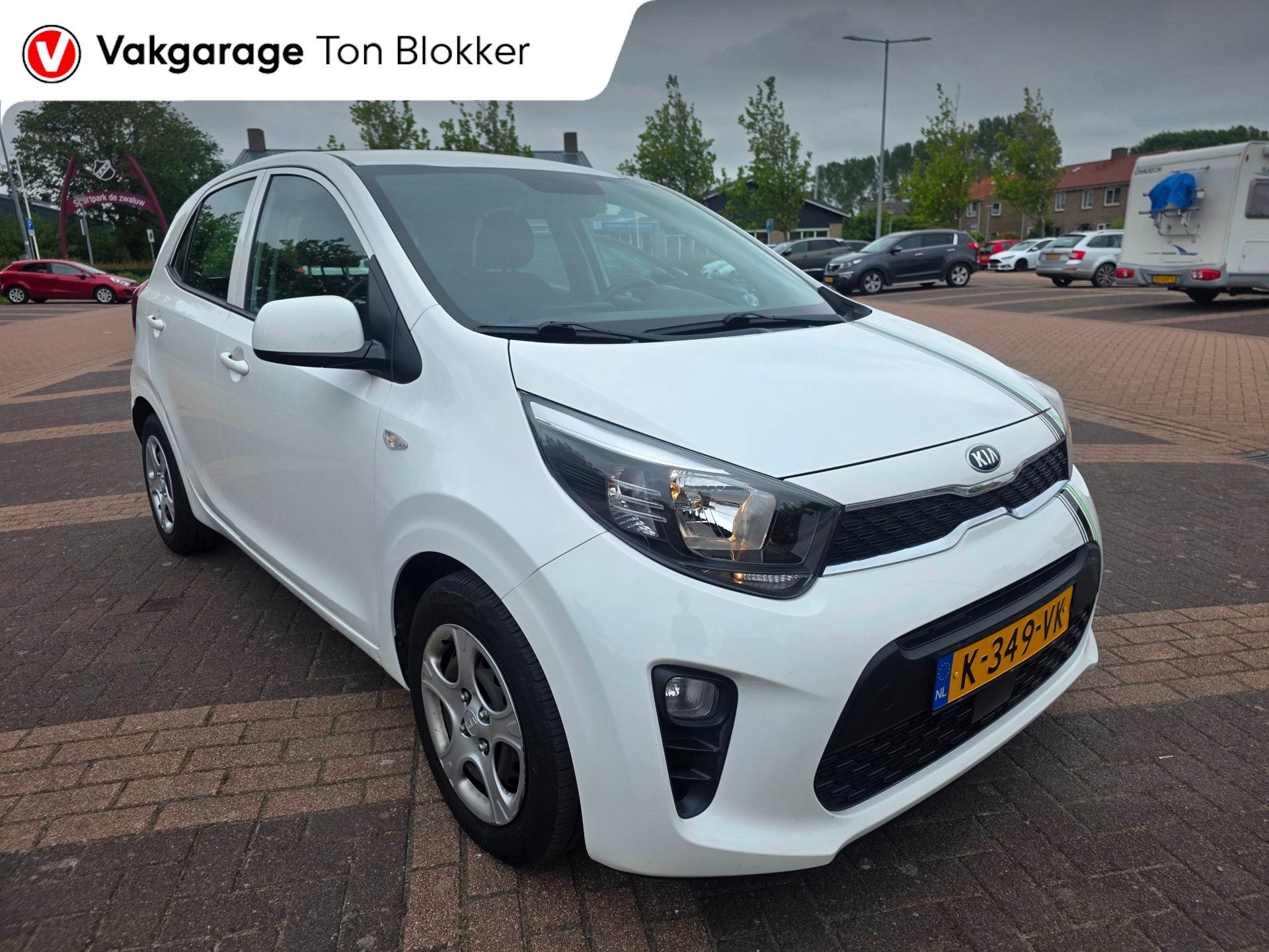 Kia Picanto 1.0 DPi ComfortLine 5p, Auto's, Kia, Voorwielaandrijving, Gebruikt, Wit, Origineel Nederlands