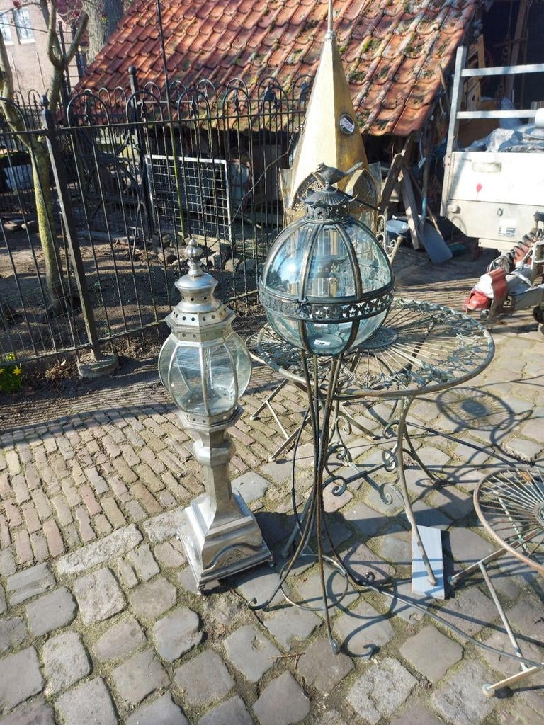 cadeau kado brocante decoraties lantaarn deurbel motor uil, Ophalen of Verzenden