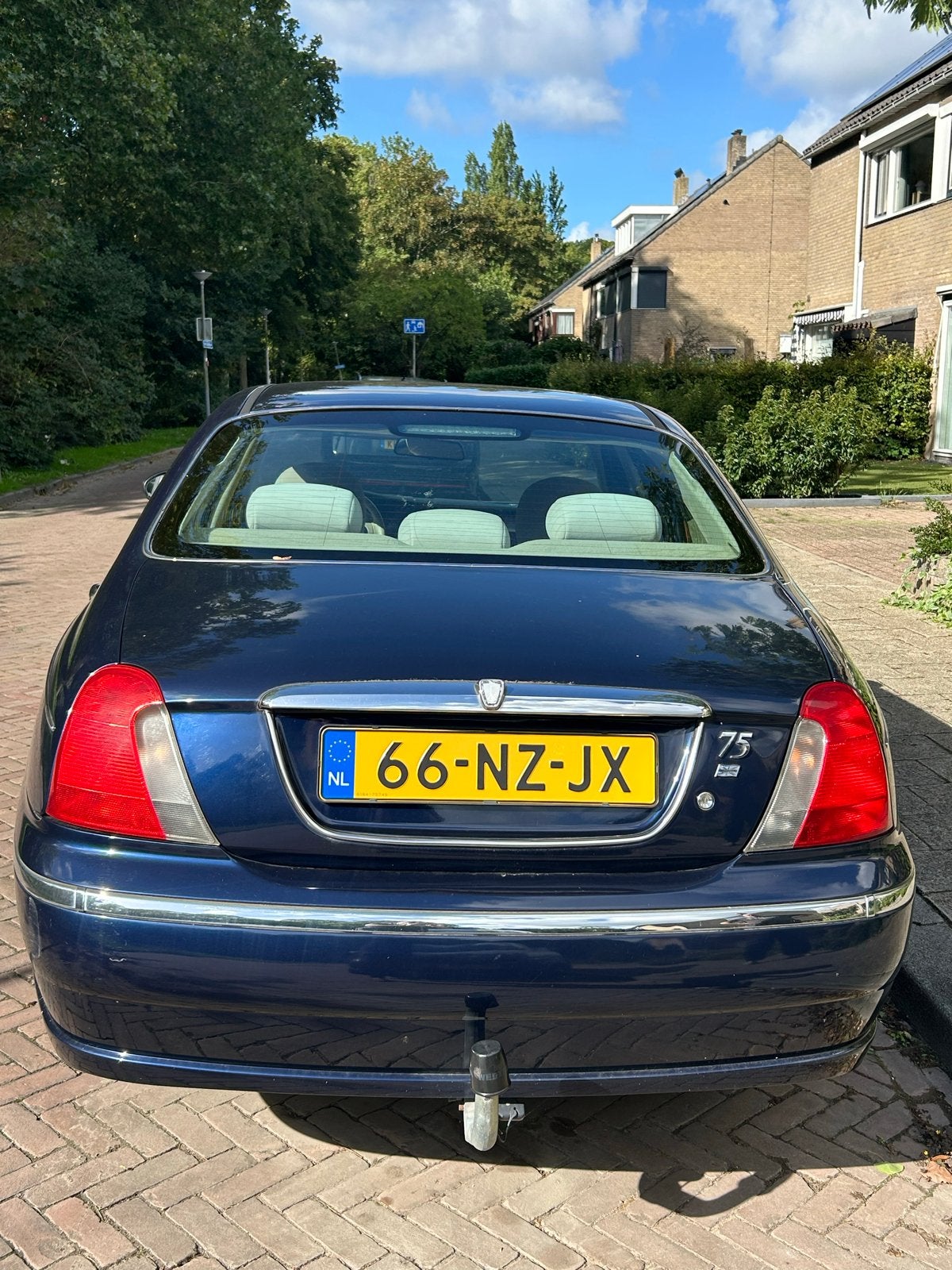 Rover 75 1.8 2005 Blauw, Auto's, Stof, 4 cilinders, Blauw, 1796 cc