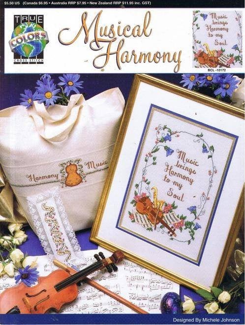 Borduurboekje Musical Harmony + zijde, Ophalen of Verzenden, Nieuw, Patroon