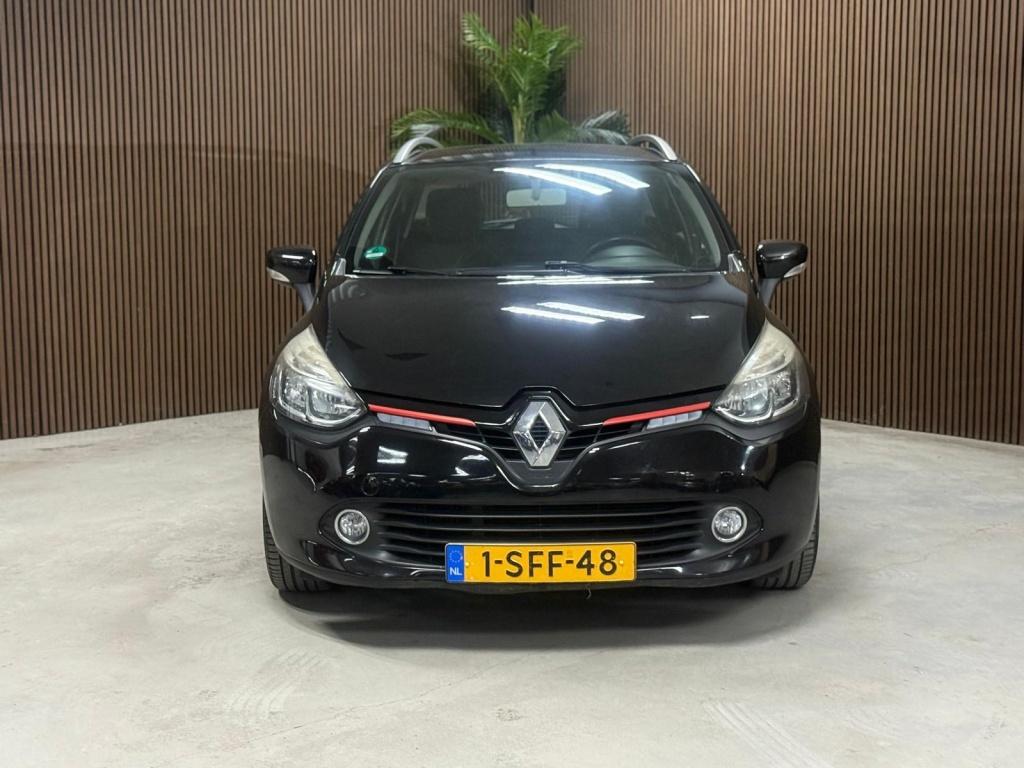 Renault Clio Estate 0.9 TCe Expression (bj 2013), Auto's, Renault, Voorwielaandrijving, Stof, Zwart, Origineel Nederlands
