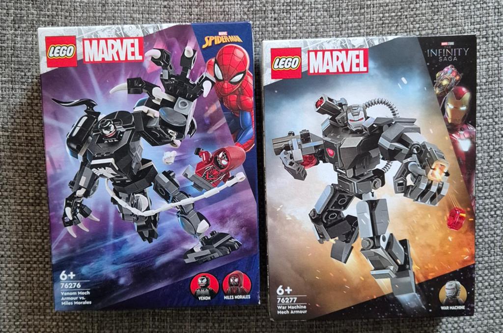 Lego Marvel Mechs 76276 Venom & 76277 War machine, Marvel, Lego, Nieuw, Ophalen of Verzenden