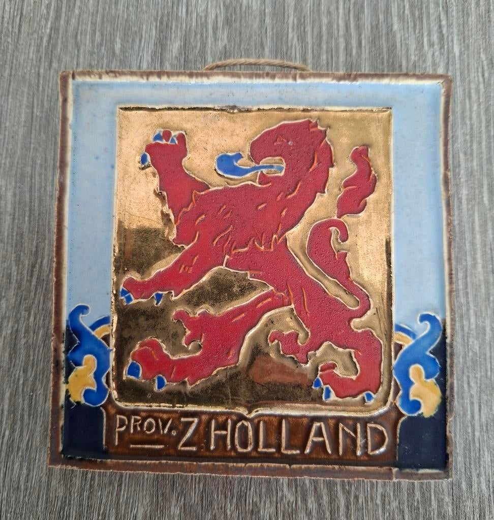 Westraven Utrecht cloisonné-tegel provincie Zuid-Holland, Ophalen of Verzenden