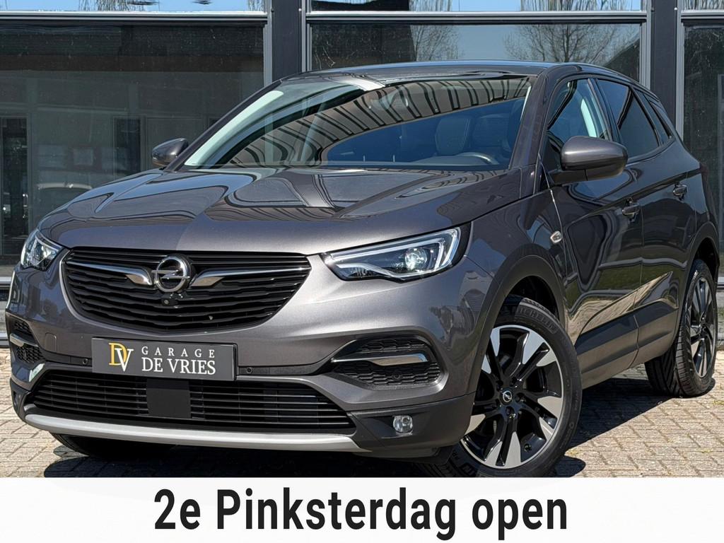 Opel Grandland X 1.6 Turbo Ultimate Aut Panoramadak Full Opt, Gebruikt, Zwart, 4 cilinders, 181 pk