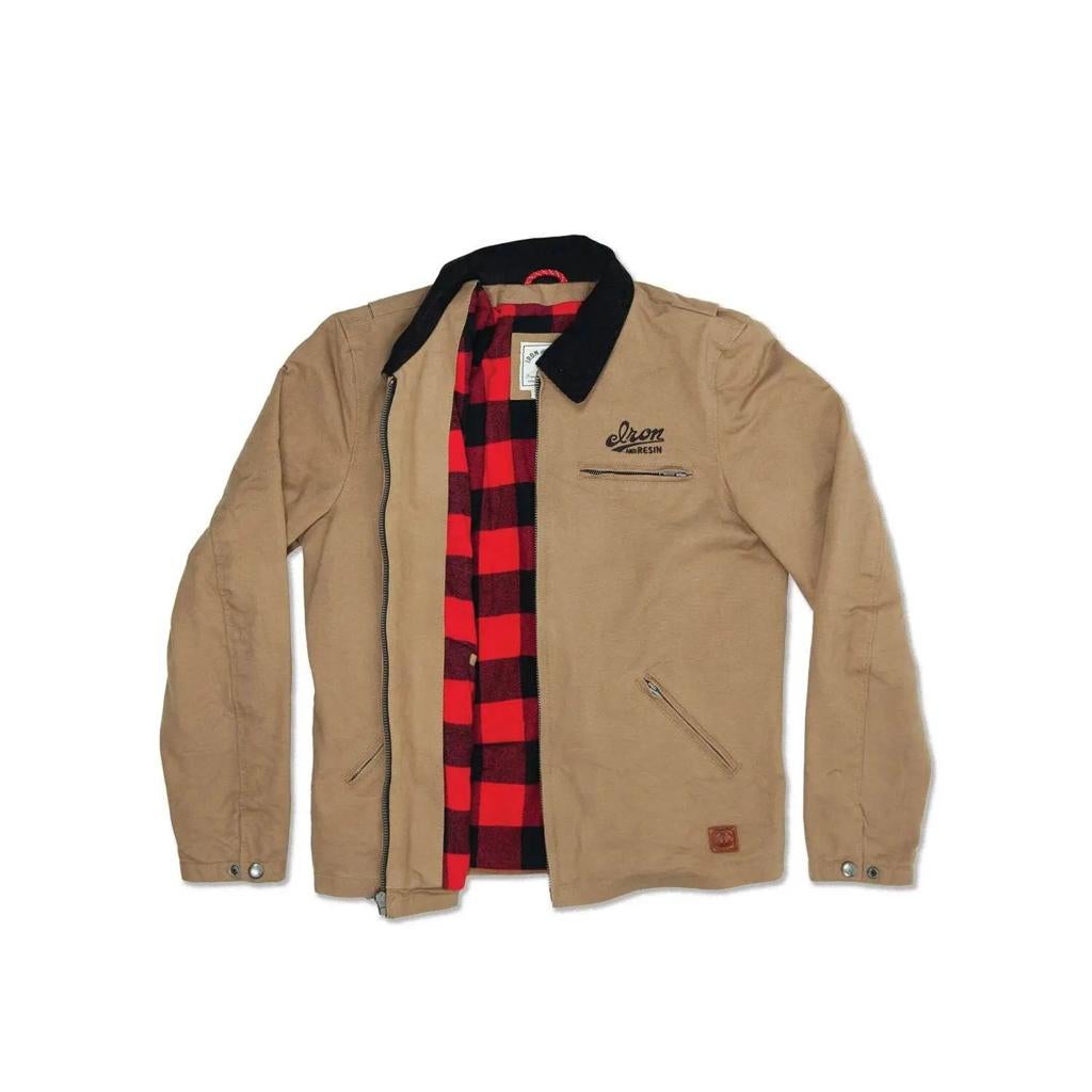 Iron & Resin Service Jacket Turpin Canvas Beige Maat M, Kleding | Heren, Ophalen of Verzenden, Nieuw, Maat 48/50 (M), Beige