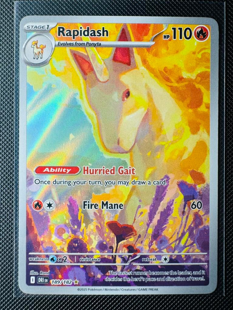 Pokémon Rapidash #189 Destined Rivals, Ophalen of Verzenden, Zo goed als nieuw