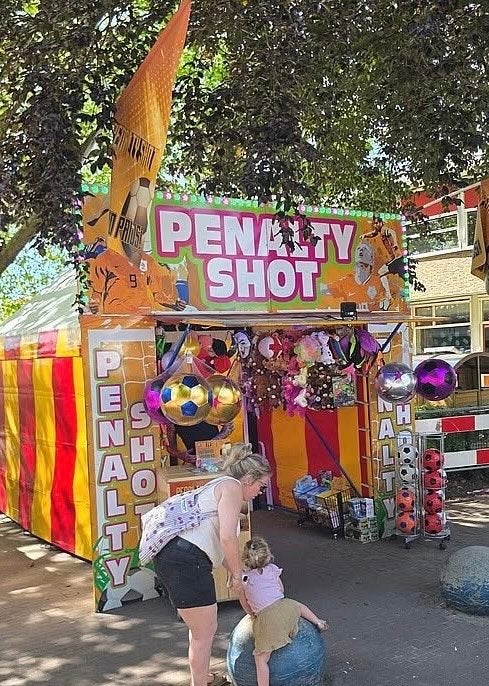 Penalty Shot Kraam - Attractie voor Evenementen, Ophalen of Verzenden, Gebruikt, Feestartikel, Overige