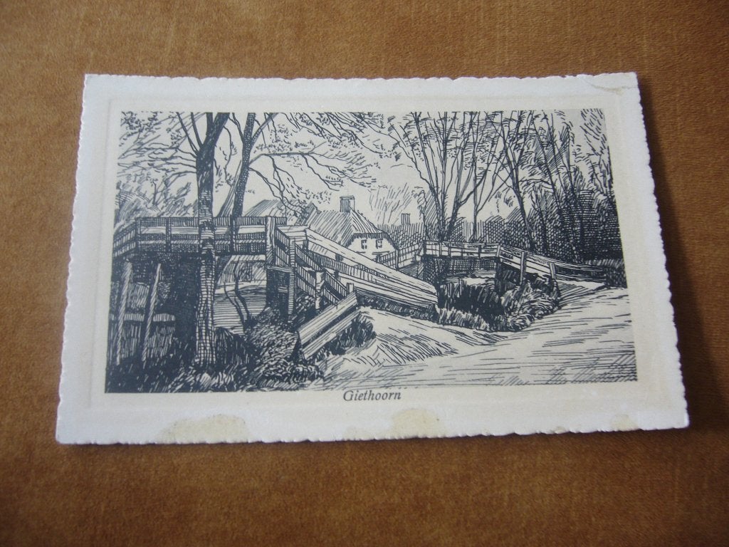 GIETHOORN, Ophalen of Verzenden, 1920 tot 1940, Ongelopen, Overijssel