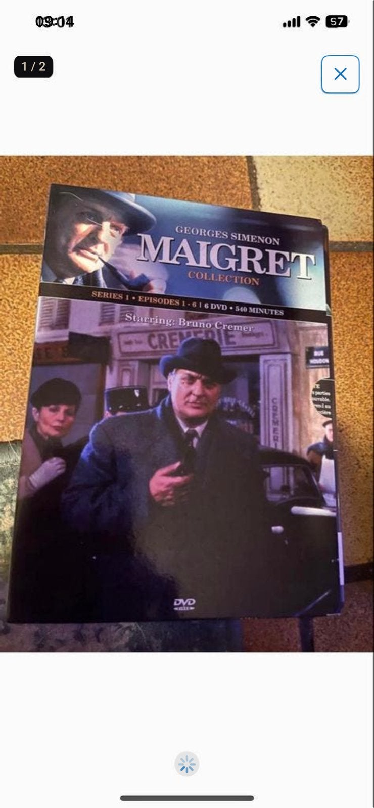 Georges Simenon Maigret Collection Serie 1 DVD, Gebruikt, Nederlands, Ophalen of Verzenden, Inclusief doosje