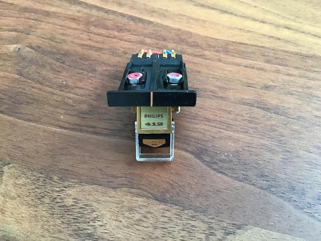 ✅ PHILIPS GP412 GOLD CARTRIDGE & MARK-II GOLD TIP STYLUS ✅, Ophalen of Verzenden, Zo goed als nieuw, Philips