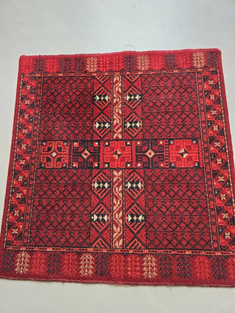 Mooi Vintage Vloerkleed - Zeer Goede Staat, Ophalen, Rood, 50 tot 100 cm, 50 tot 100 cm