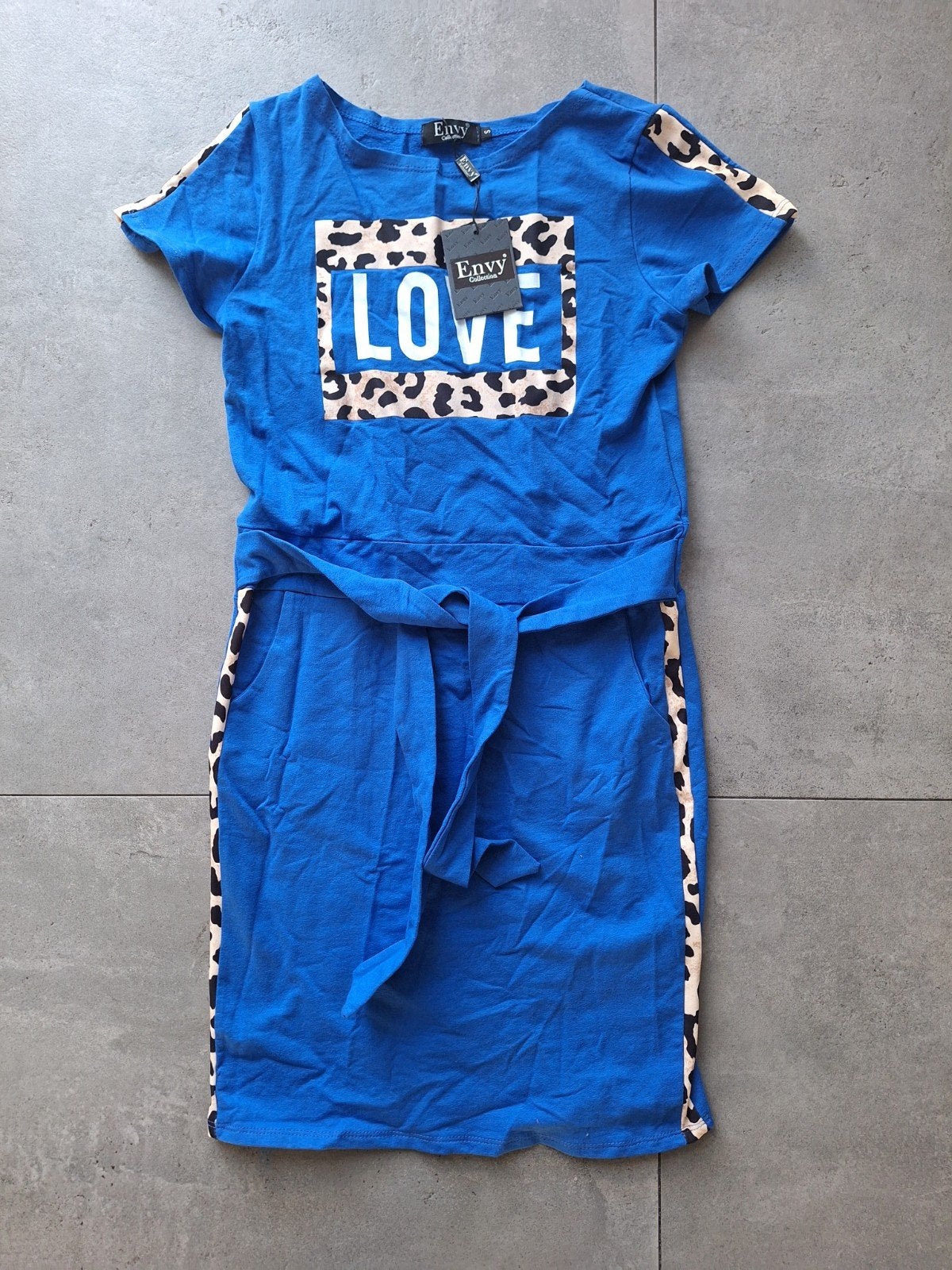 NIEUW.. Supermooie & hele aparte comfy jurk!, Kleding | Dames, Nieuw, Verzenden, Blauw, Envy