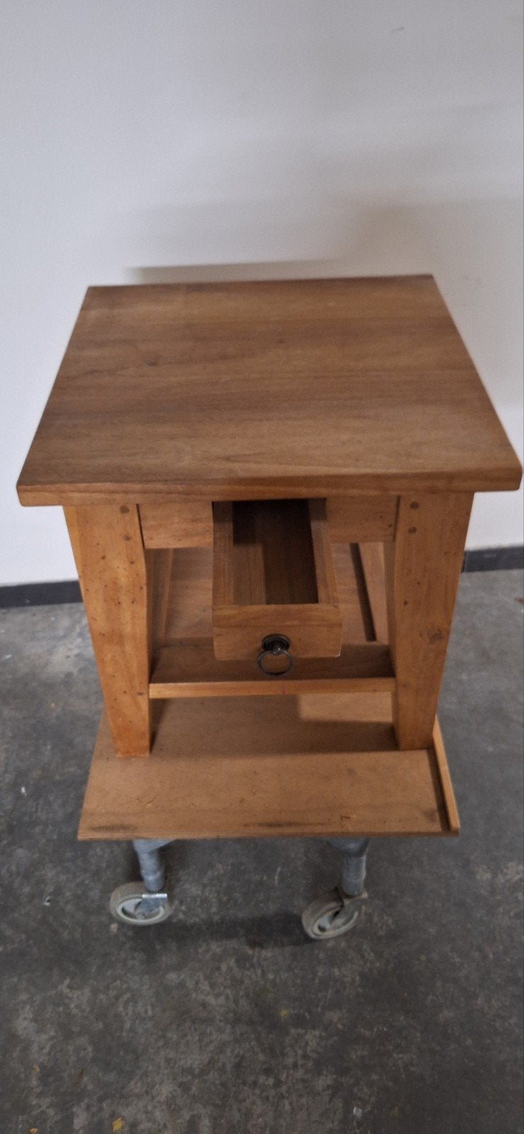 Salontafel teakhout, Ophalen, Rechthoekig, 75 cm of meer