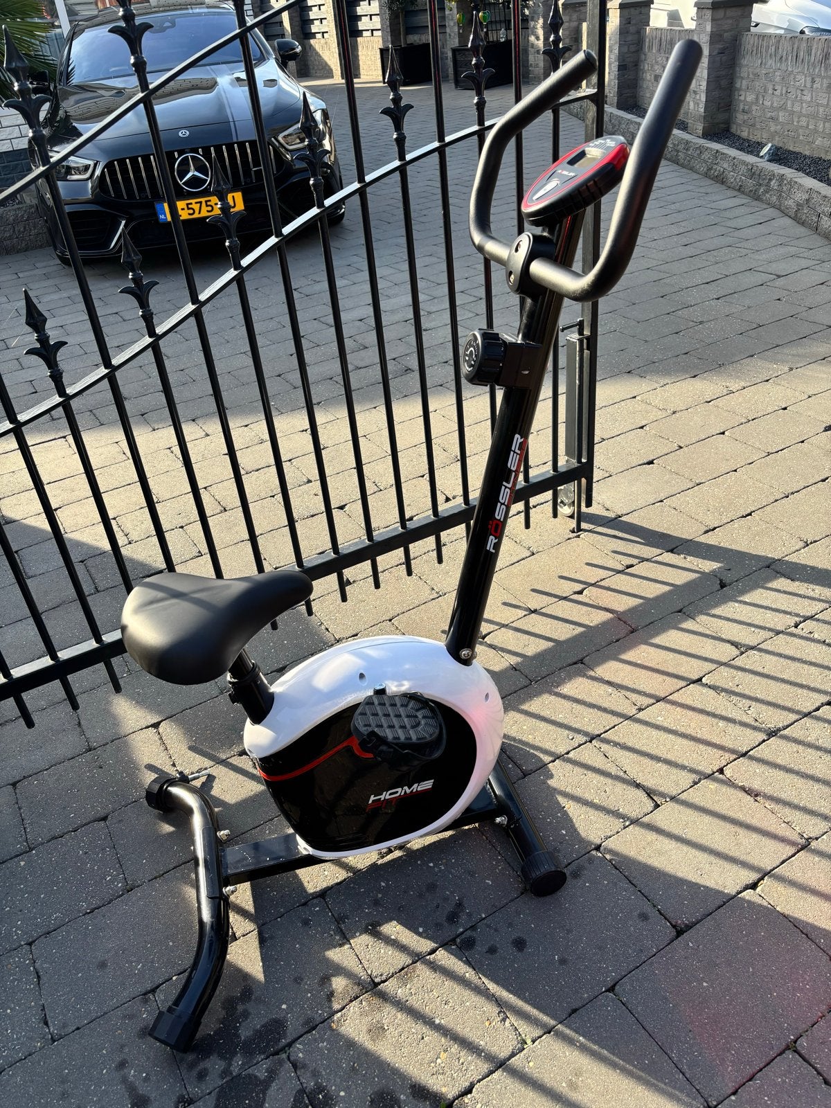 Hometrainer Rössler Home, Sport en Fitness, Ophalen, Gebruikt, Metaal, Benen