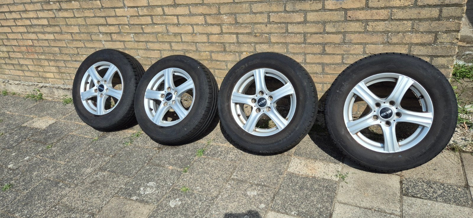 4 Velgen met Vredestein T-Trac 2 banden 5x112 6Jx15, Ophalen