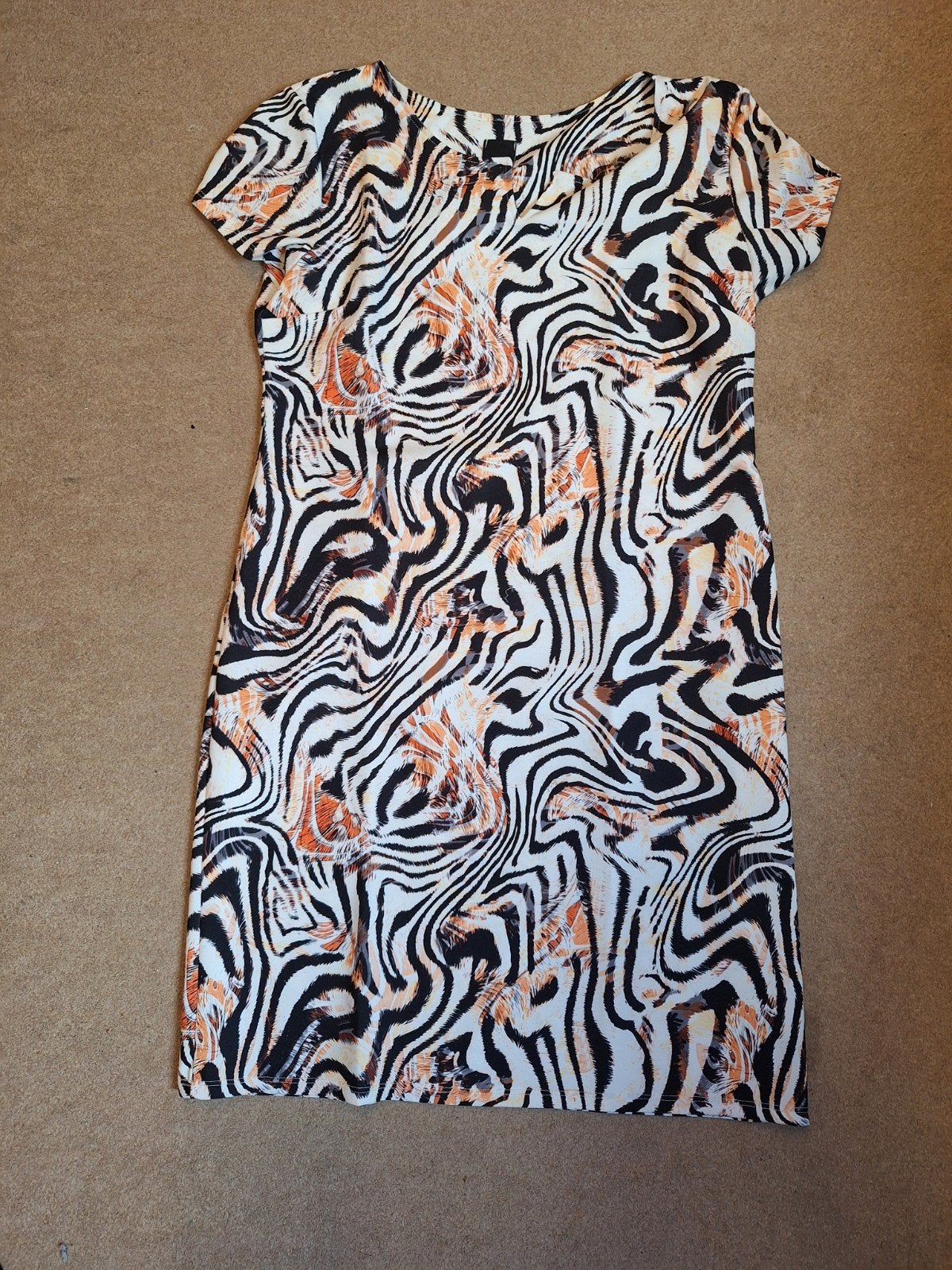 FOS Amsterdam jurk met zebraprint - Maat XL, Meerkleurig, Maat 42/44 (L), FOS Amsterdam, Ophalen of Verzenden
