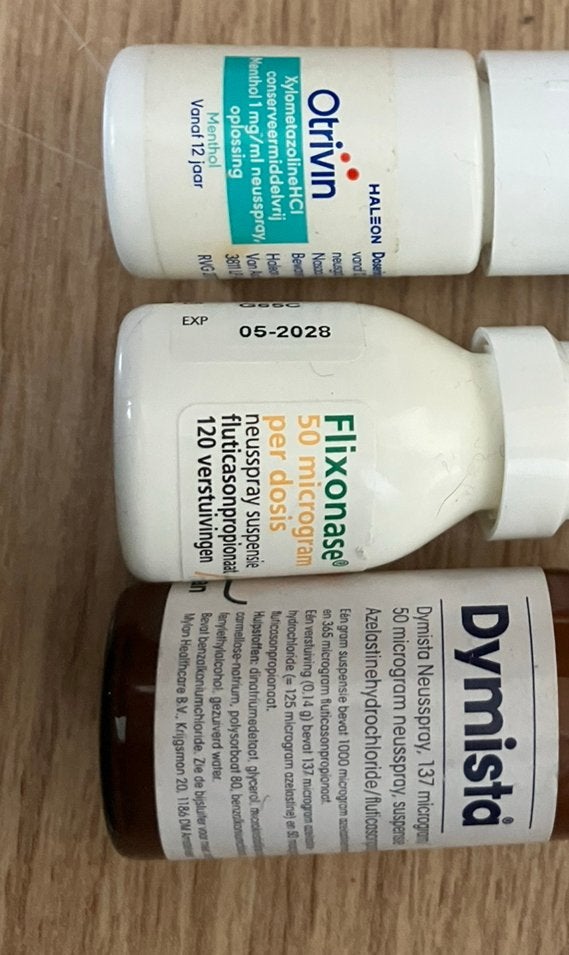 Neusspray, Ophalen of Verzenden, Zo goed als nieuw, Overige typen
