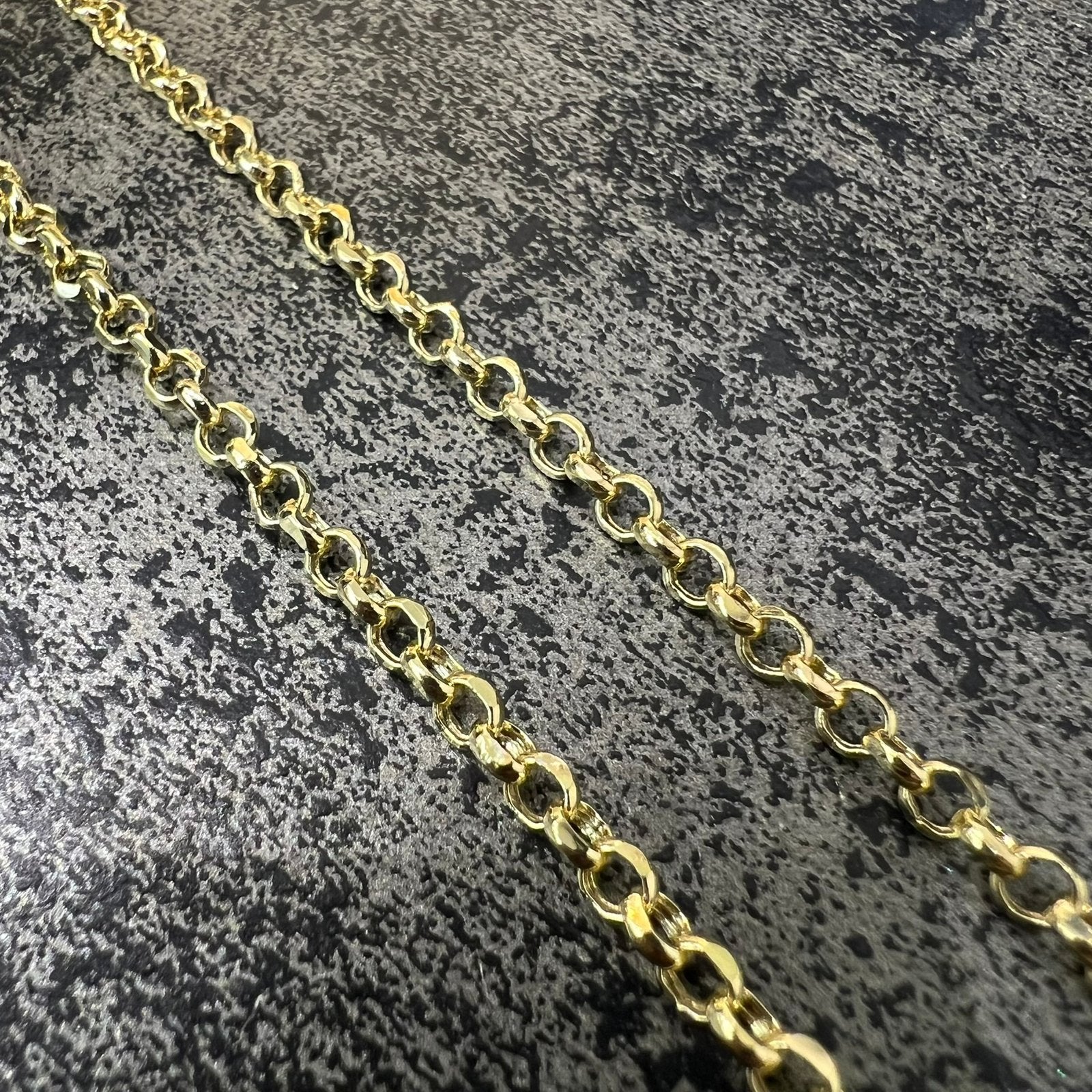 14k gouden ketting jasseron schakel nieuw, Ophalen of Verzenden, Nieuw, Goud