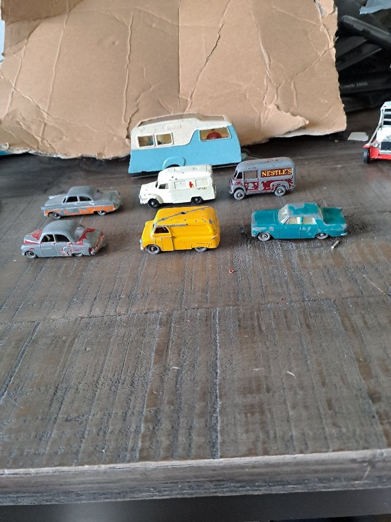 HO model auto's 1:72 ideaal voor bij HO trein voor weinig, Overige merken, Gebruikt, 1:50 of kleiner, Auto