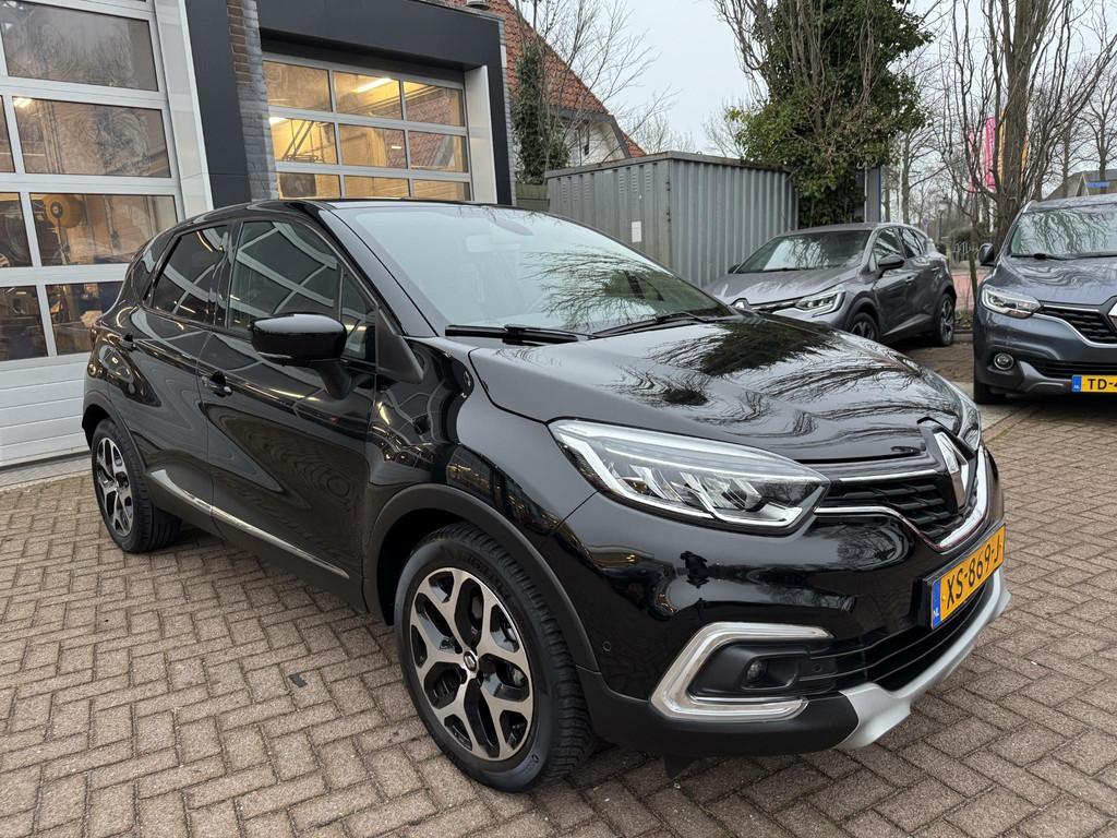 Renault Captur 1.3 TCe 150pk EDC Intens+Trekhaak!, Gebruikt, 4 cilinders, 150 pk, Zwart