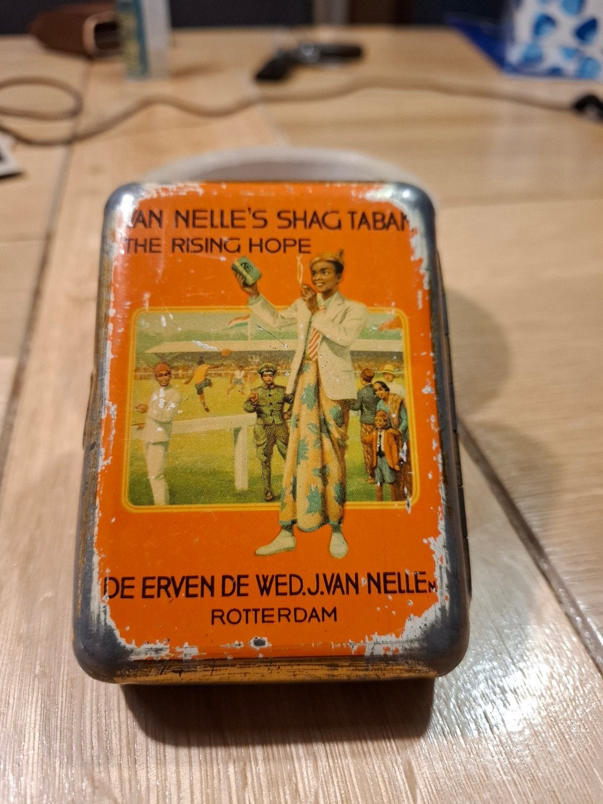 Vintage Van Nelle's Shag Tabak blikje, Ophalen of Verzenden, Gebruikt, Overige, Van Nelle
