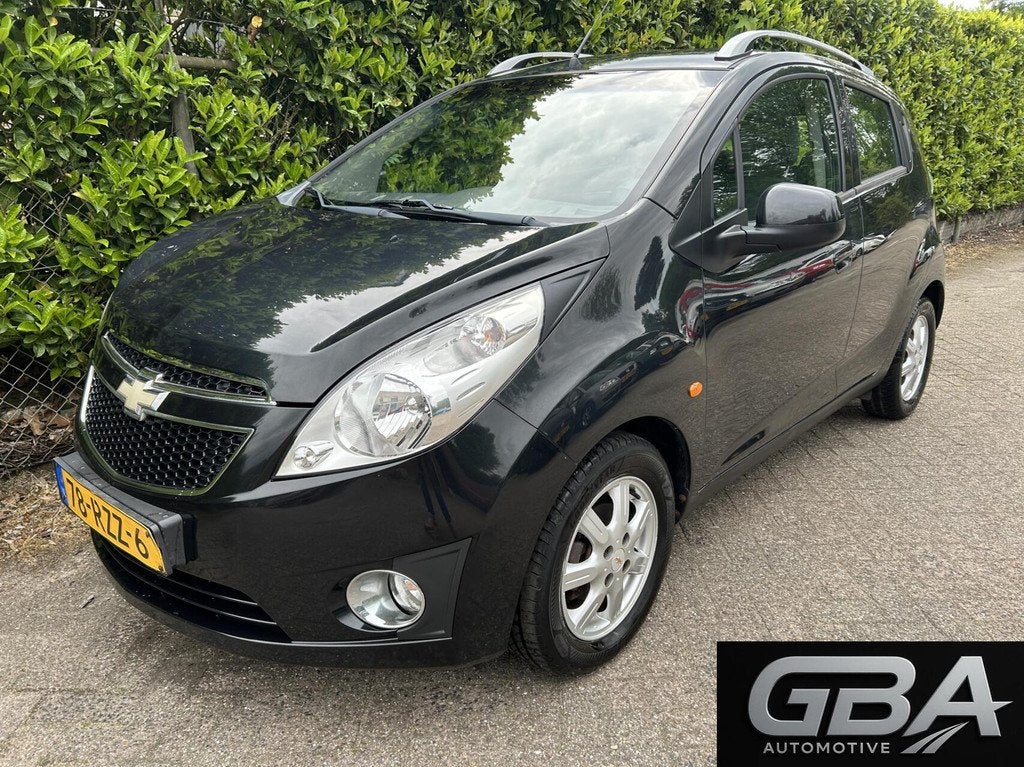 Chevrolet Spark 1.0 16V LS Bi-Fuel 2E EIGENAAR APK tm 5-5-27, Euro 5, 4 cilinders, Zwart, Origineel Nederlands