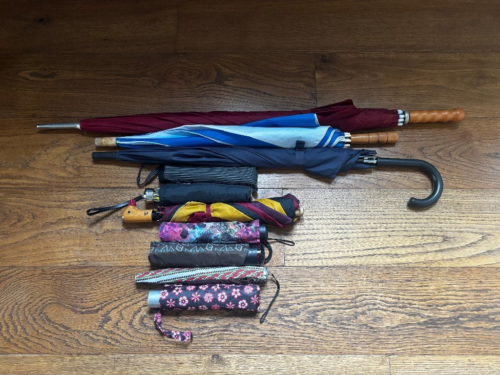 Diverse paraplu's - Verschillende kleuren en maten, Ophalen of Verzenden, Gebruikt, Overige kleuren