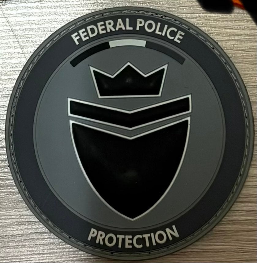 Federal Politie Protection Patch, Verzamelen, Militaria | Algemeen, Ophalen of Verzenden, Overige soorten, Nederland, Embleem of Badge