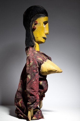 260523 Afrikaans Bozo puppet marionet - Mali, Ophalen of Verzenden