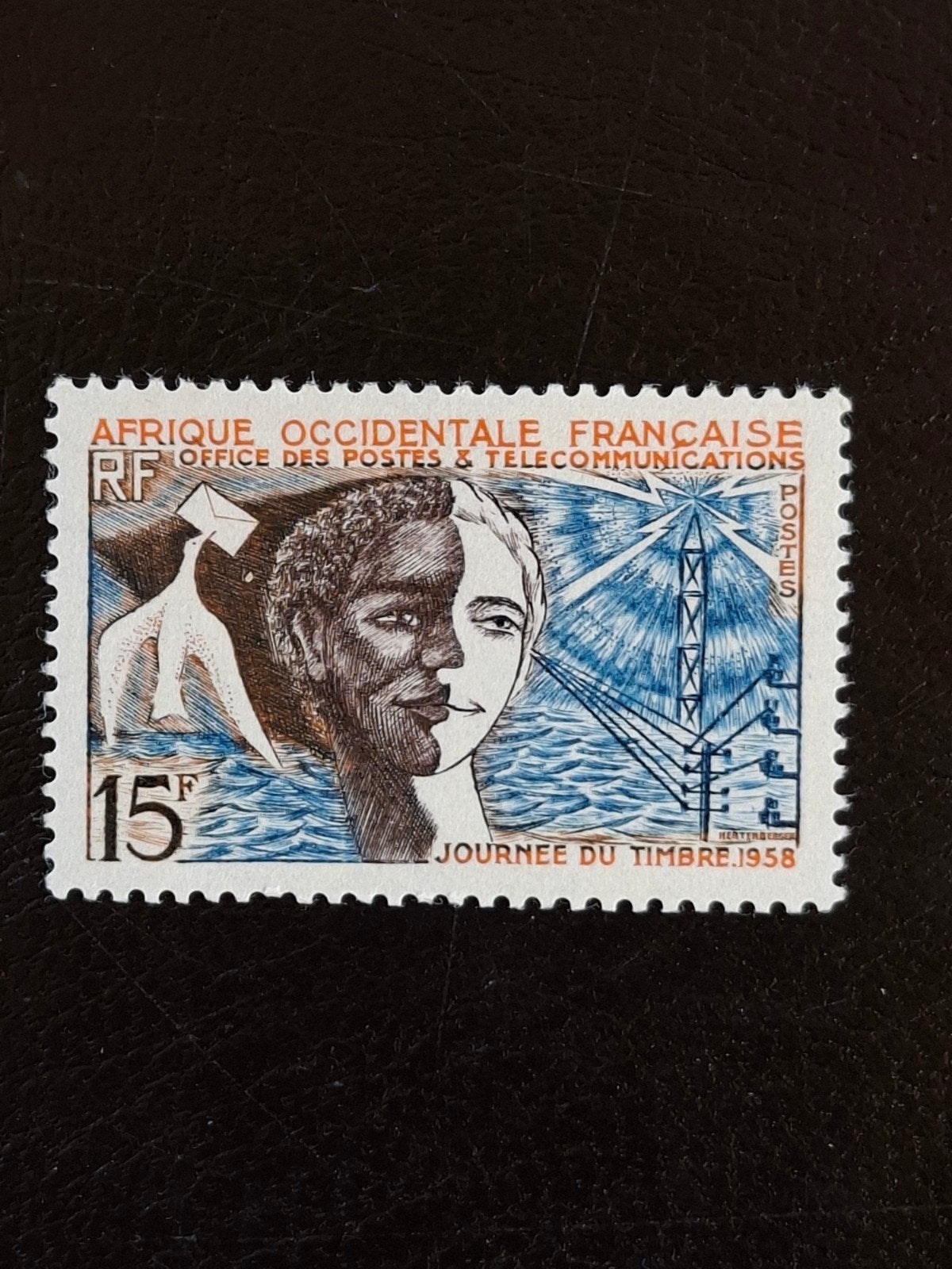 GERESERVEERD Frans West Afrika Mi 87.  100% pf, Ophalen of Verzenden, Overige landen, Postfris
