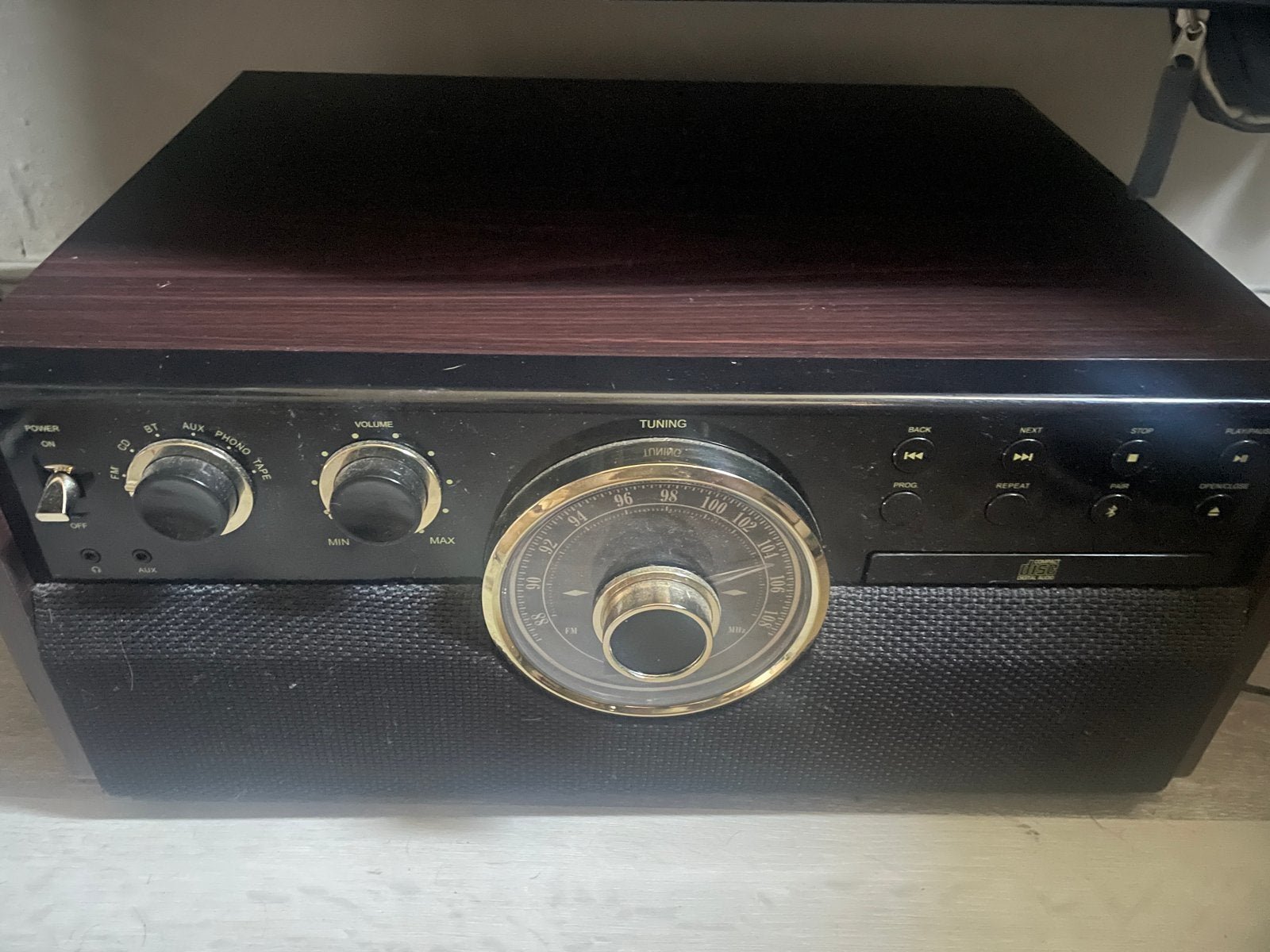 Victoria VTA 270B Retro CD, Radio, Bluetooth en Platenspeler, Nieuw, Microset, Cd-speler, Ophalen