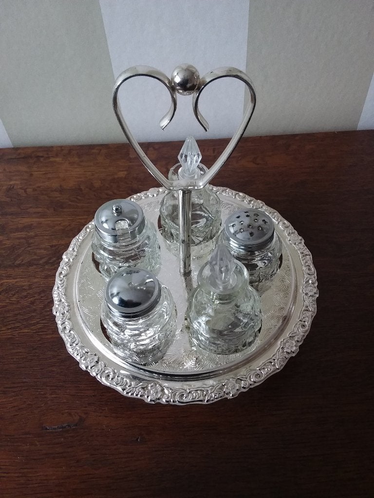 Brocante peper en zoutstel, Antiek en Kunst, Ophalen