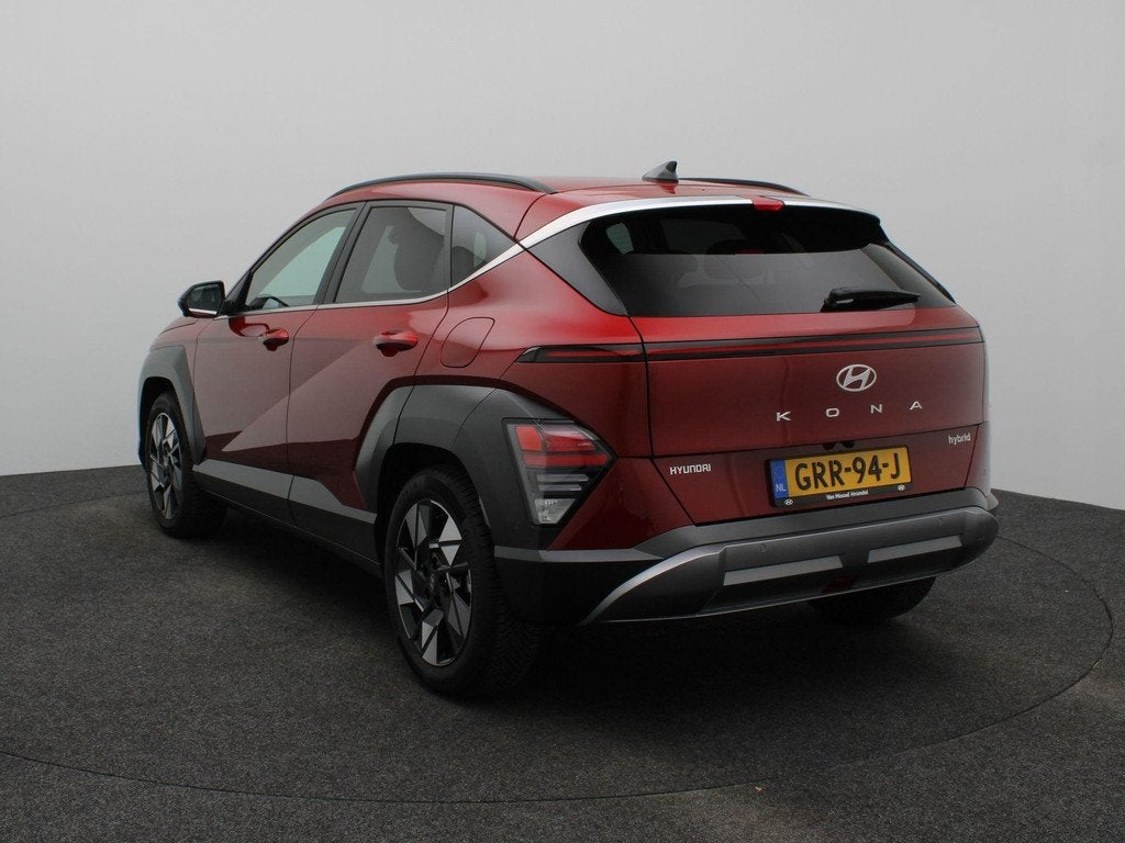 Hyundai Kona 1.6 GDI HEV Premium | Stoelverwarming | lederen, Auto's, Hyundai, 12 maanden, Gebruikt, Origineel Nederlands, Bedrijf