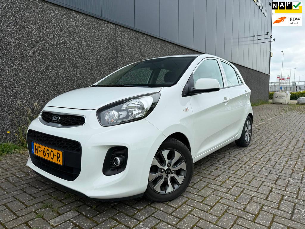 Kia Picanto 1.0 CVVT EconomyPlusLine/Dealer OH/1ste eigenaar, Auto's, Kia, Voorwielaandrijving, Stof, Gebruikt, 4 stoelen