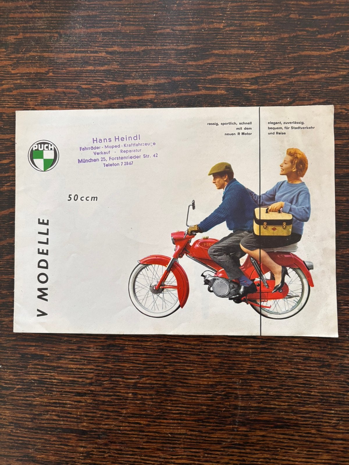 Puch folder Duits, Ophalen of Verzenden, Zo goed als nieuw