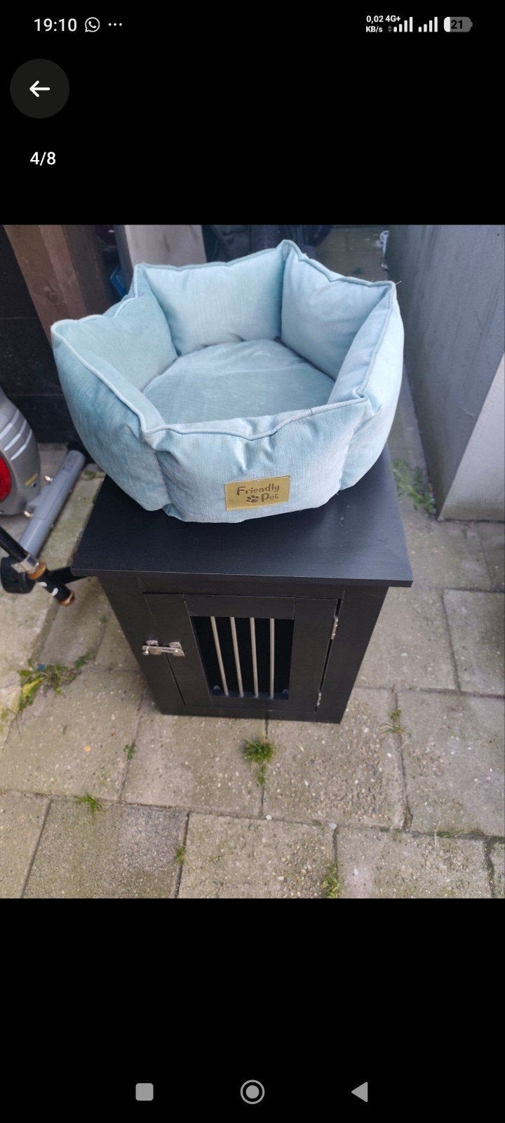 honden kast, Ophalen